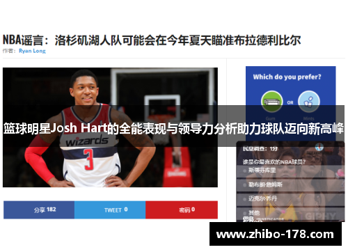 篮球明星Josh Hart的全能表现与领导力分析助力球队迈向新高峰